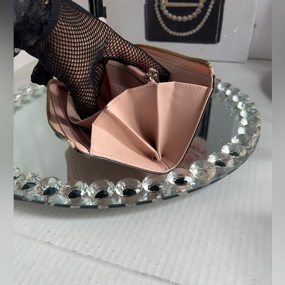 Kate Spade Blush Pink Zip round Wallet - Picture 10 of 11